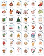 Clipart Retro de Navidad: Pack de Estilo Vintage