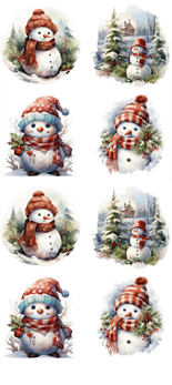 500+ Prompts de Midjourney para Clipart Navideño